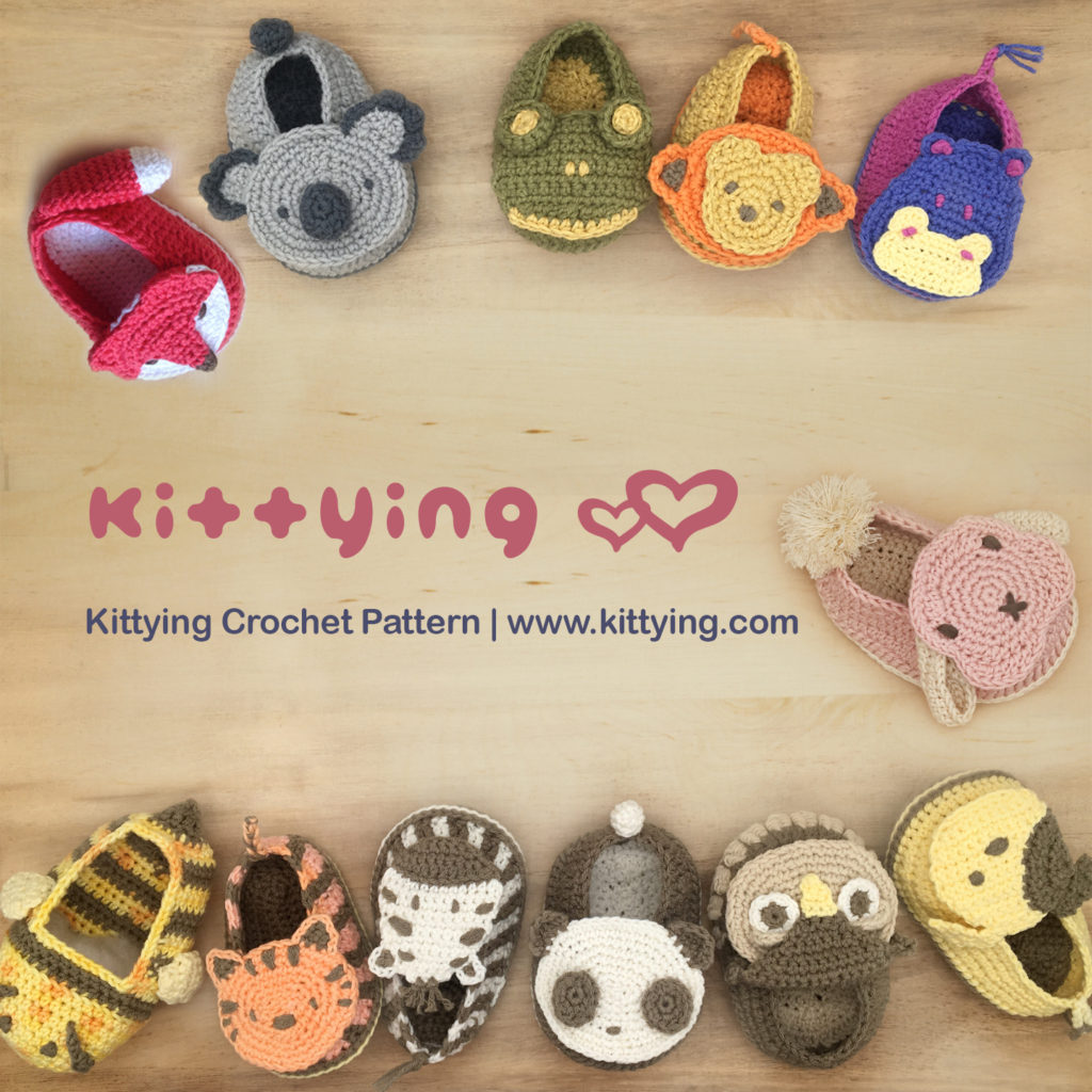 Kittying Crochet Pattern, Woodland Crochet, Animal Booties Collections