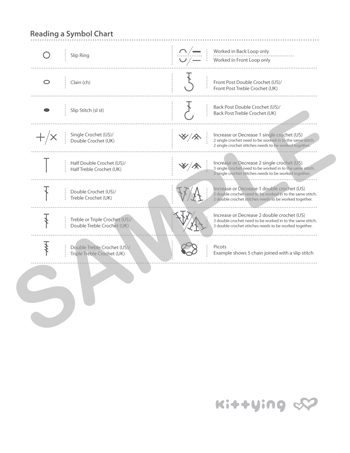 Chart Symbols For Crochet Patterns