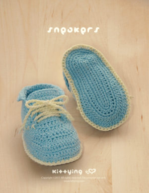 Baby Sneakers Crochet Pattern by Kittying Crochet Pattern