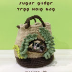 Crochet Pattern Sugar Glider Pouch Tree Hole Nest · Kittying Crochet
