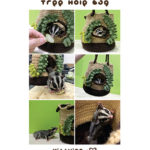 Crochet Pattern Sugar Glider Pouch Tree Hole Nest · Kittying Crochet