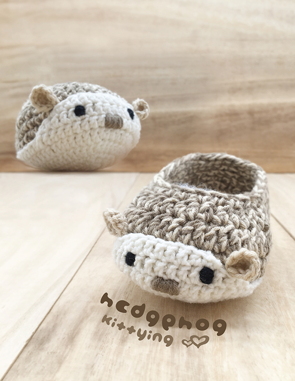 animal baby booties