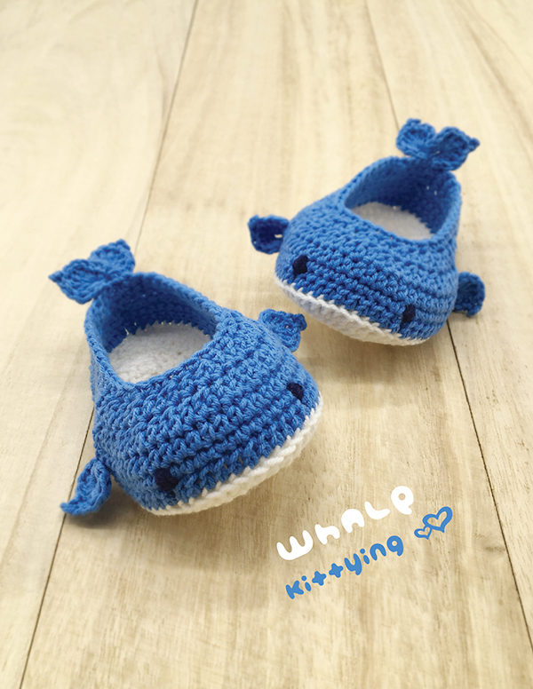 Whale Baby Booties Crochet Pattern Kittying Crochet Pattern