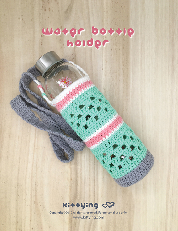 Children Water Bottle Holder Crochet Pattern, Bottle Sleeves