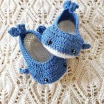 Whale Baby Booties